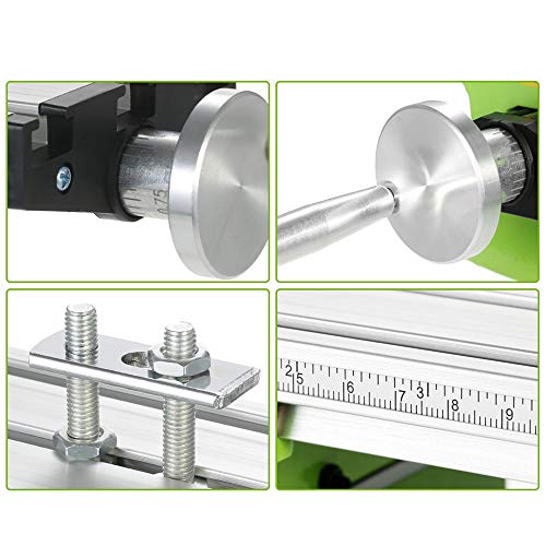 GMKD Mini Milling Machine Work Table, Portable Compound Bench with X-Y 2 Axis Adjustive, Multifunction Drilling Slide Table for Bench Drill, Electric Drill Stand