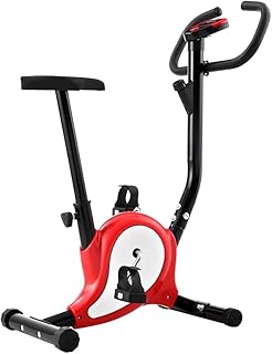 Furniture Select - Bicicleta estática con correa de resistencia, color rojo