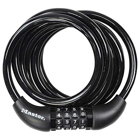 Master Lock 8221EURDPRO Candado de cable con combinación personalizable Cover