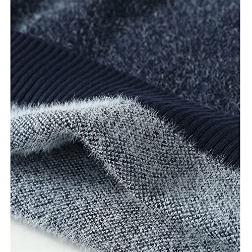 XMAIYIF (Wool) Sweater Mens Grassland Elk Vintage Oversize Knitted Sweater Long Sleeve Round Neck Knitted Pullover Jumper Sweater(Black,XL)3