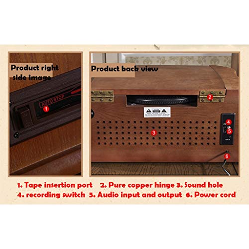 PPlatine Tourne Disque avec Haut-parleurs, Playback MP3 USB/Bluetooth/FM Radio/CD & Cassette Lecteur/Records Vinyle… - Les Beatles, Paul McCartney, John Lennon, RIngo Starr, George Harrison PPlatine Tourne Disque avec Haut-parleurs, Playback MP3 USB/Bluetooth/FM Radio/CD & Cassette Lecteur/Records Vinyle… – Image 6