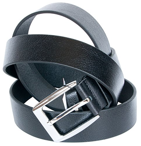 FLW Cowhide Leather Belt Heavy Duty 1.4 inch (36 mm) Wide Long 73 inch (185 cm) for Waist 67 inch/170 cm2