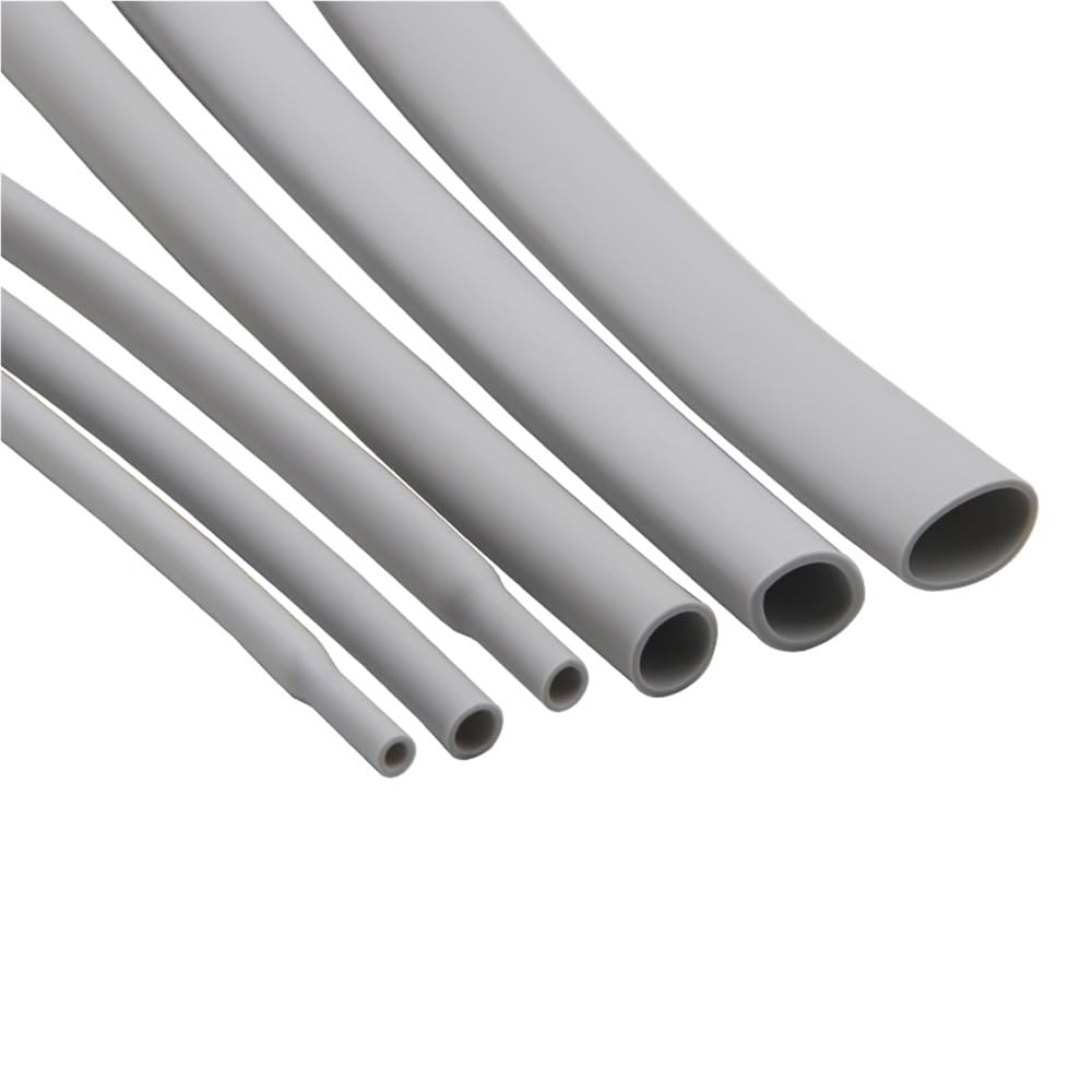 Tubos termorretráctiles, Tubo termorretráctil de Silicona Gris, Varios tamaños, Protector Alambre for Bricolaje, Funda for Cable(12mm*5Meter)