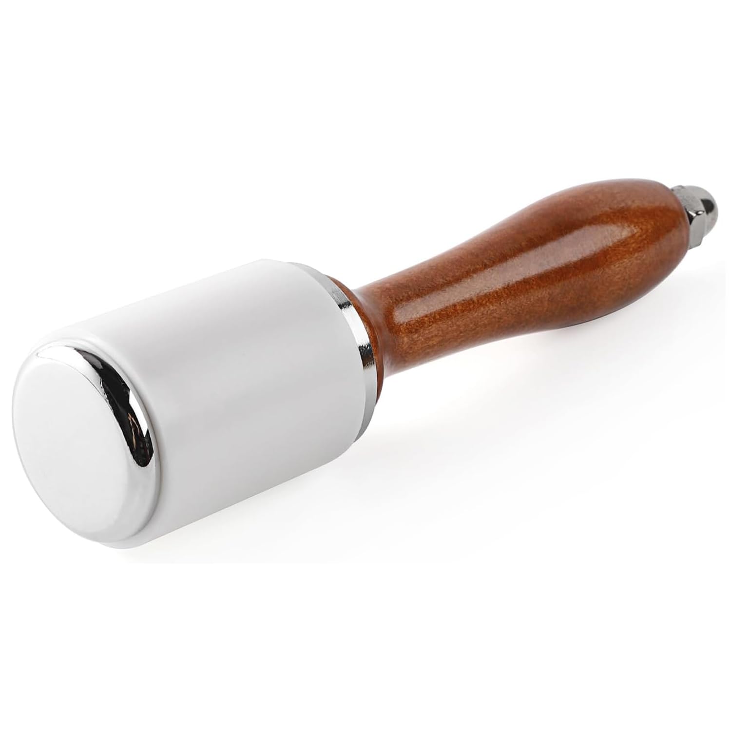 WUTA Leather Carving Hammer,Professional Nylon Hammer, 460g Wood Handle Leather Hammers Mallet for Leathercraft Punch Carving Printing Percussion DIY