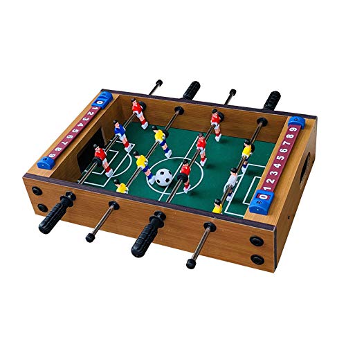 KOOMAL Mini-Tischfußball-Spiel, Holzfußball-Tischspiel für Kinder und Erwachsene – Bild 8