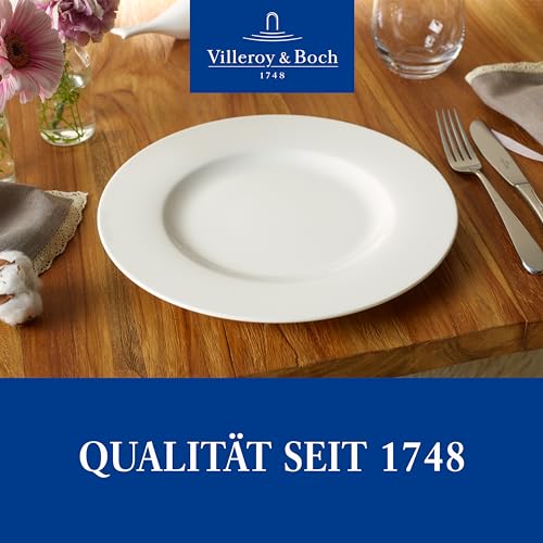 Foto von Villeroy & Boch - Twist White Geschirrset 30 Teilig Für 6 Personen, Spülmaschinenfest, Mikrowellensicher, Teller Set, Geschirr, Tafelservice, Kombiservice, Modernes Service Aus Porzellan