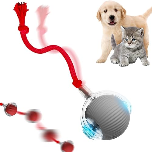 Miniatura 10 de Juguete interactivo para gatos, juguete para gatos de interior, juguetes inteligentes de bola rodante, juguetes para gatos y perros aburridos de