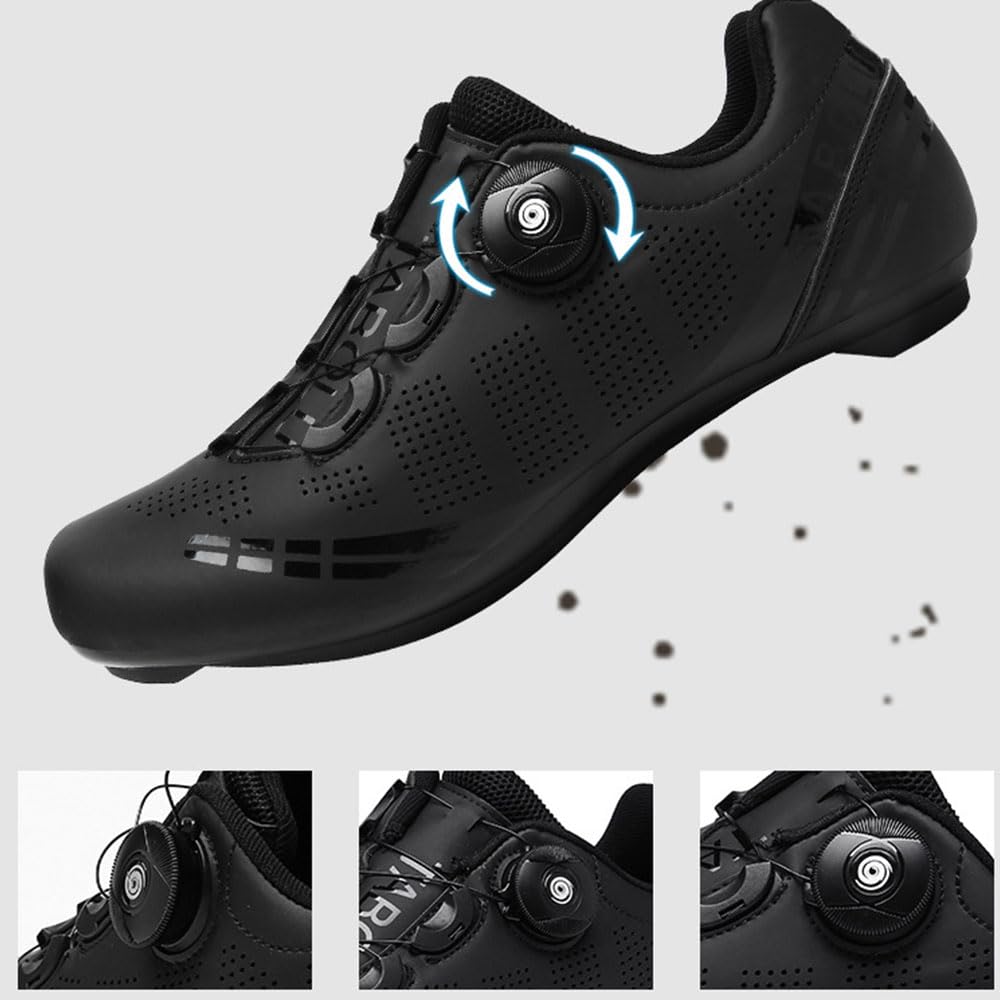 Scarpe Ciclismo Strada Uomo (36 EU-47 EU), Suela de Goma Bici Scarpe MTB Uomo Donna Unisex Equitazione MTB da Ciclismo da Bici Nessun Tacchetto