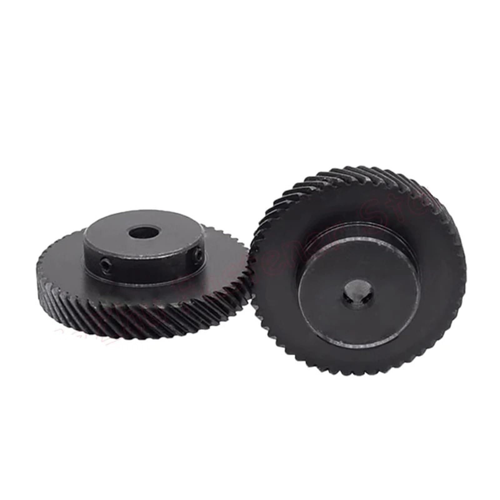 Engrenage hélicoïdal 45 degrés module 1M 72T 80T engrenage conique en acier avec plusieurs tailles de trous pour l'ingénierie de précision (22 mmkeyway 6 x 2,8 mm80 teeth-droit)