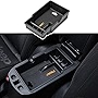 EDBETOS Center Console Organizer Tray Compatible with Jeep Renegade Accessories 2015-2019 2020 2021 2022 Armrest Glove Box Secondary Storage (Orange Trim)