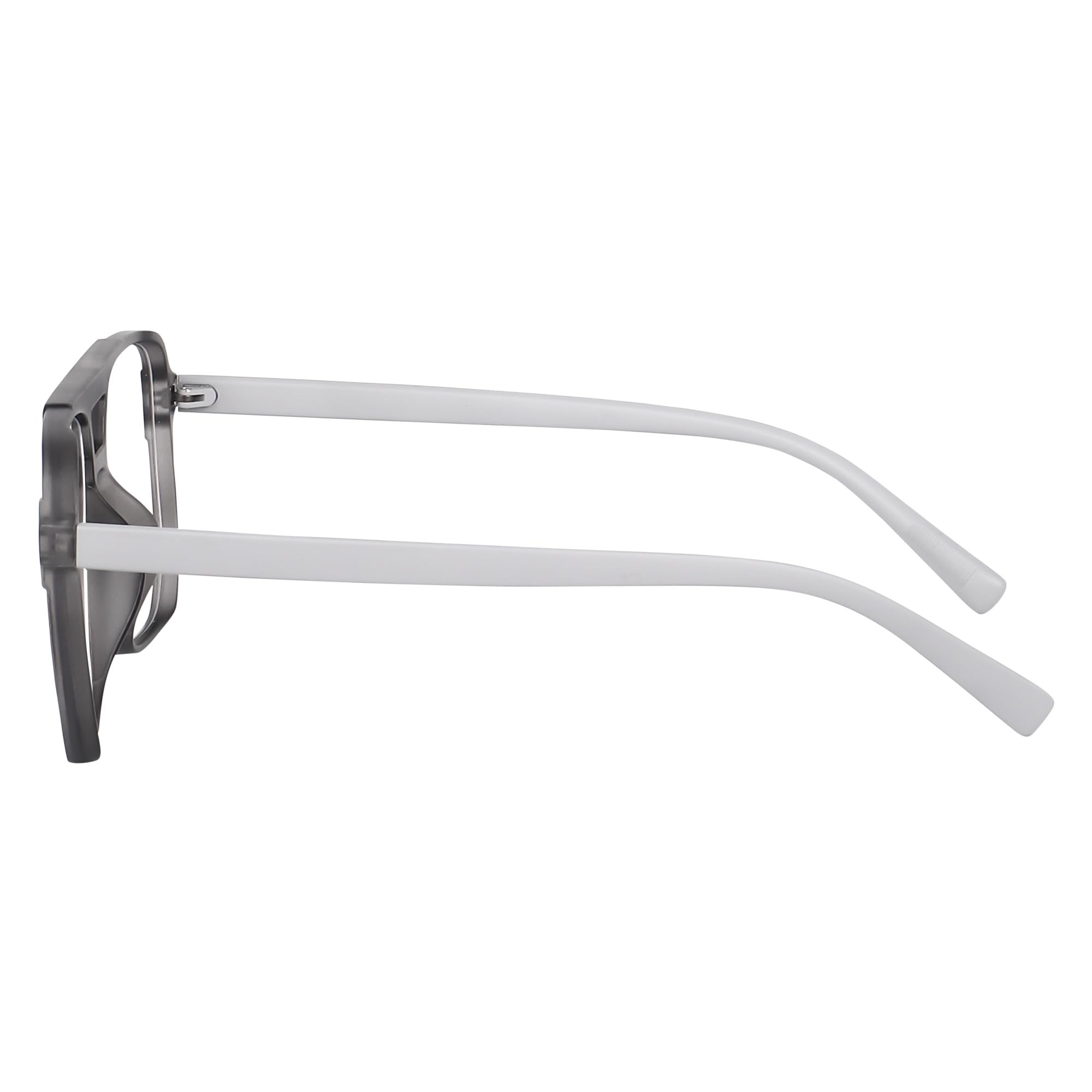 Poshh Eyewear Blue cut Light Blocking Glasses | Anti Glare Eyewear | Uv Protection Eye Glass For Men | Computer Glasses For Mobile/laptop Use (Matt Grey) 3