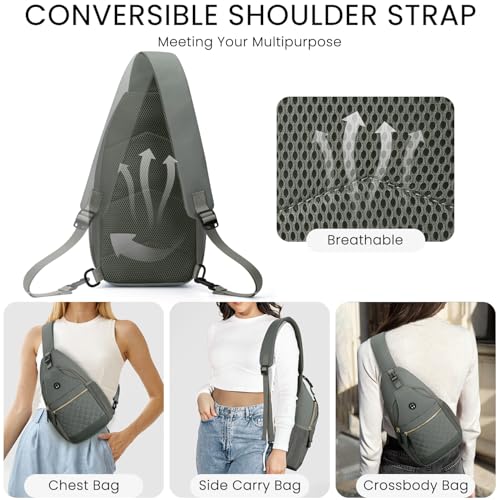 Image of Vankor Small Crossbody Purses Bags for Women Men Travel, Chest Sling Bag Women Casual Cross Body Bag for Woman Sling Backpack