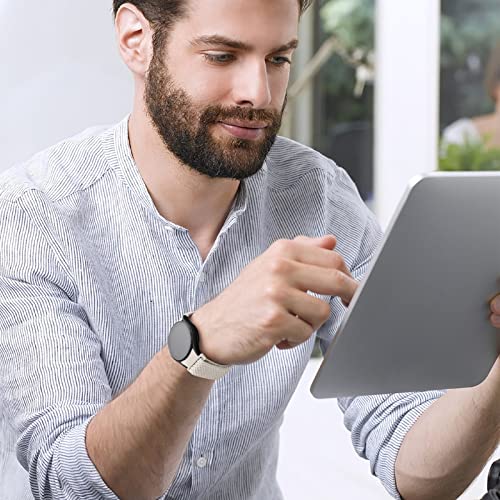 Geak 3 Pack No Gap Braided Solo Loop Bands Compatible With Samsung Galaxy Watch 5 40Mm 44Mm/Watch 5 Pro 45Mm/Galaxy Watch 4 40Mm 44Mm/Watch 4 Classic 42Mm 46Mm, Elastic Nylon Band For Women Men #TOP7