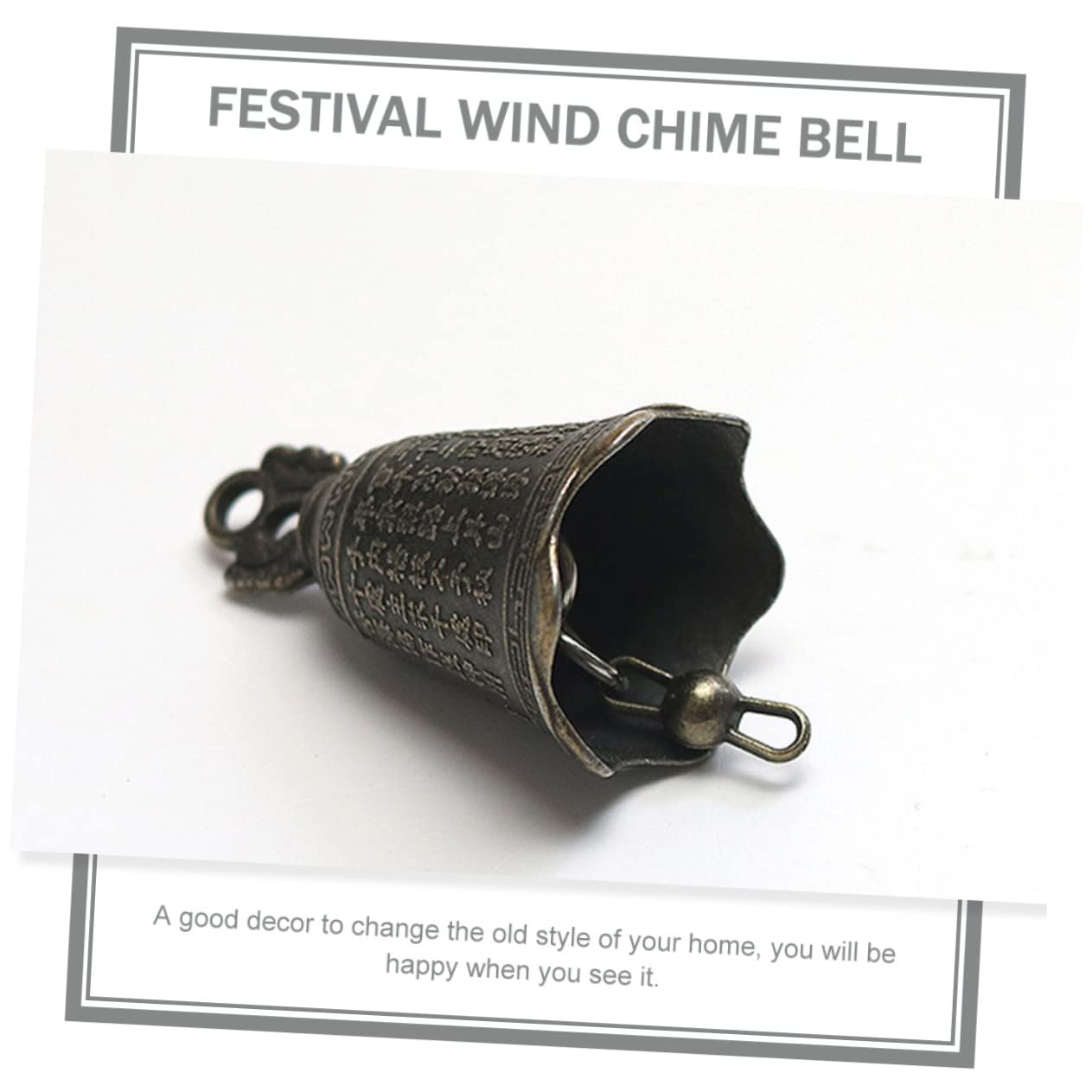 YARNOW 40pezzi Pendenti Decorativi Ferro Con Campane Per Giardino e Casa Ornamenti Sospesi Per Wind Chime Facili Da Appendere Ambienti Interni Ed Esterni