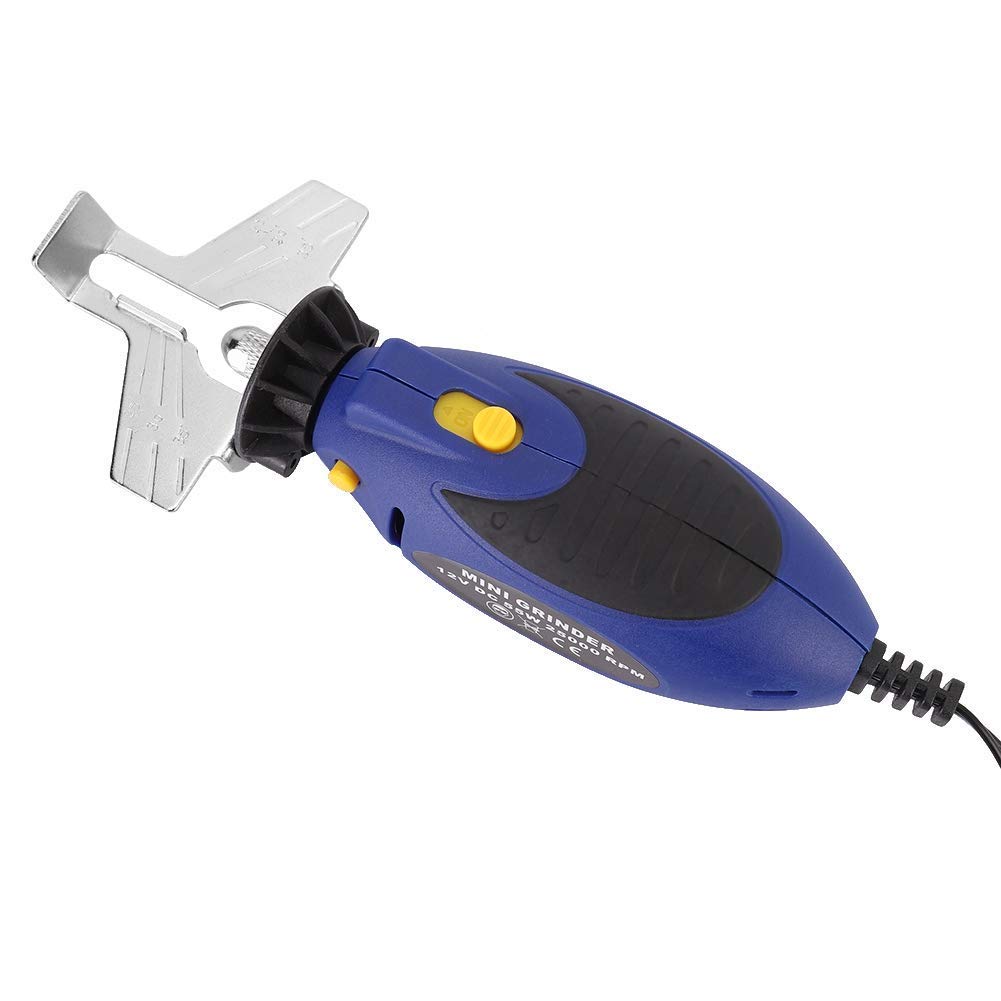 Mini Affilatrice per Motoseghe, Affilacatene Per Motosega Affilacatena Per Motosega 12V, Frese a Mano Elettriche per Smerigliatrici per File di Macchine Affilatrici
