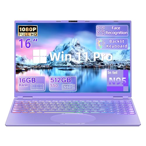 16�C���`�p�[�v���m�[�g�p�\�R���A�����x�[��2.5K QHD IPS(2560x1600)�ATel N95(3.4GHz)�A16GB RAM 512G SSD�A�J���[�o�b�N���C�gKB�A�t�F�C�X�A�����b�N�AUSB-C/HDMI/WiFi/BT�AWin 11 