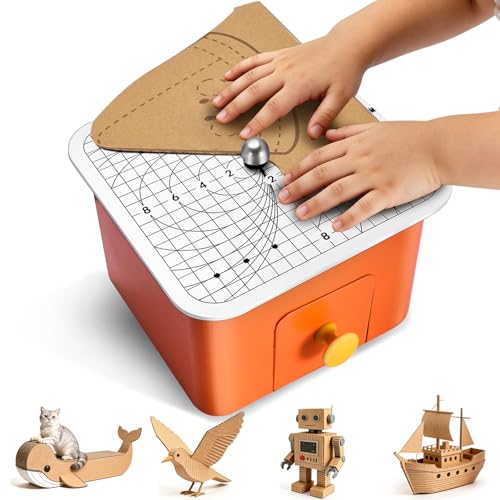 Kid-Safe Power Cardboard Cutter for Kids No Sharp Blades Cutting Tool