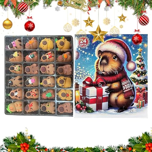2025 Weihnachtskalender, 2025 Adventskalender Capybara Plüschtier,...