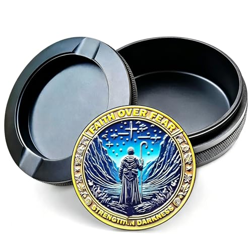 Image of Metal Can | Metal Container | Pouch Container | Small Storage Tin (Faith)