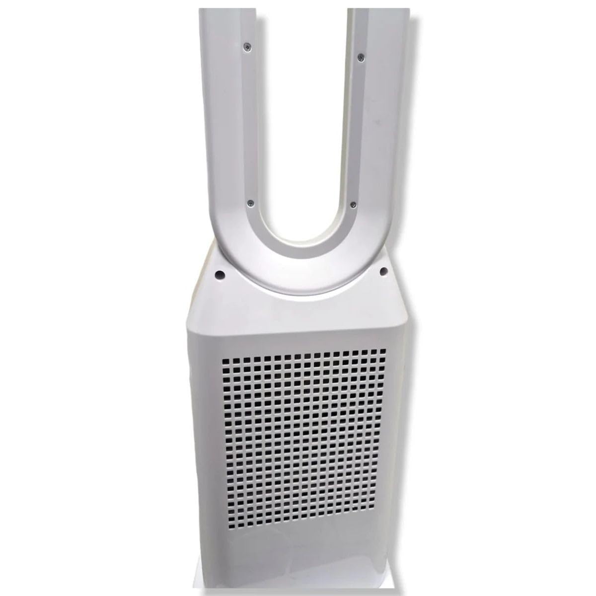 INTEC - Ventola silenziosa 50 W senza pale programmabile - Ventola a telecomando a 3 velocità Timer 7 h Bianco