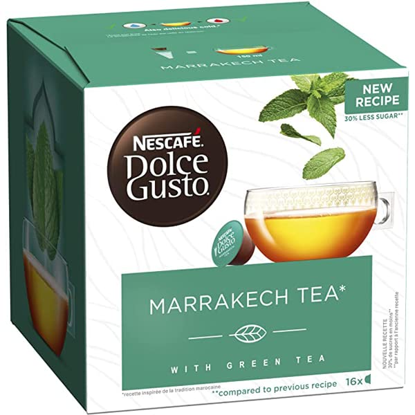 No marca Bte16 cápsulas DOLCEGUSTO MARRAKECH TEA