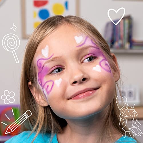 Joyin 24 Colors Face Paint Safe & Non-Toxic Face And Body Crayons (Large Size 3 Inch) Ultimate Party Pack Including 6 Metallic Colors For Birthday Toy Makeup Party Suppiles, Easter Gifts For Kids #TOP6
