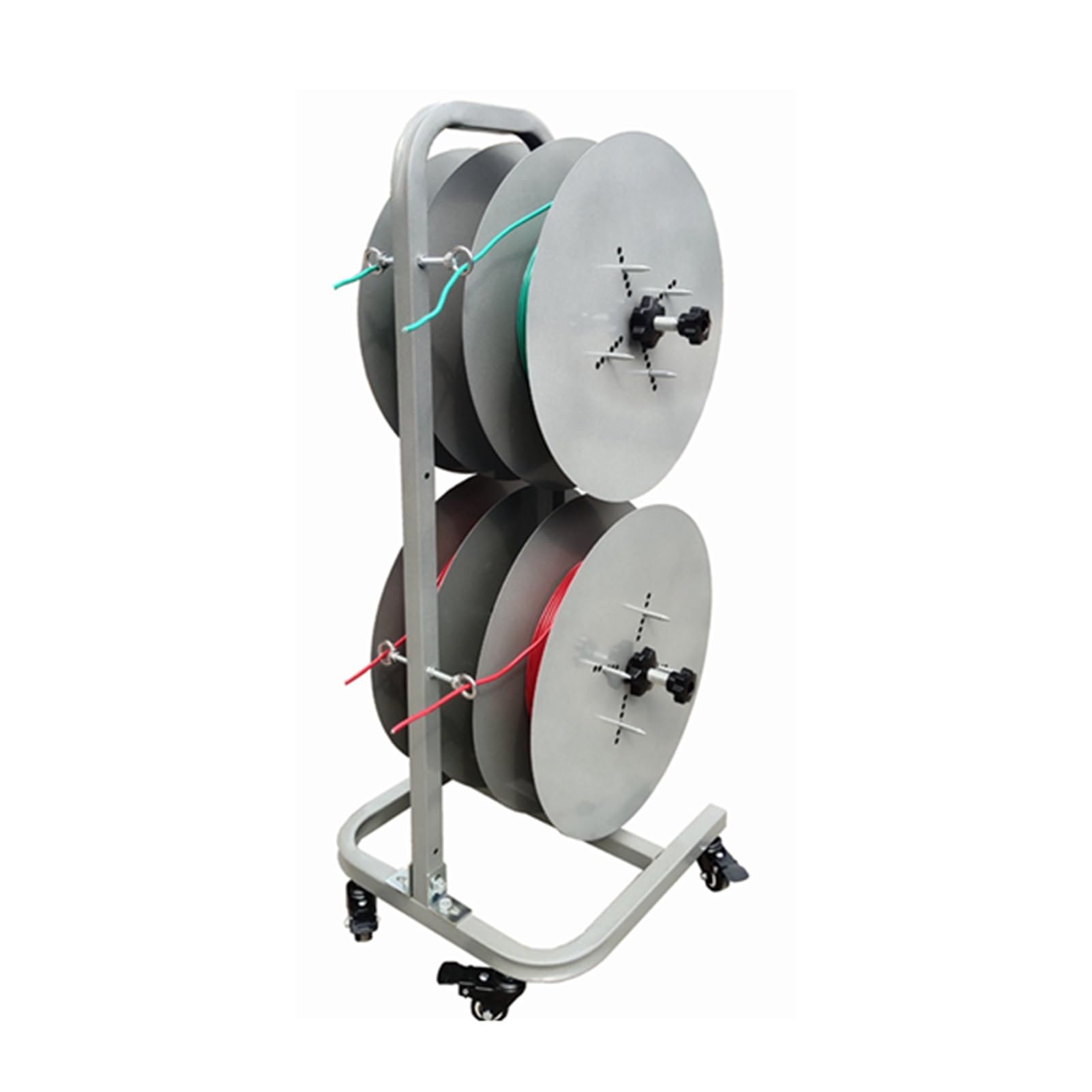 XLTFUC Wire Spool Holder Multi Axis Spool Dispenser Cable Reel with Wheels Cable Reel Dispenser
