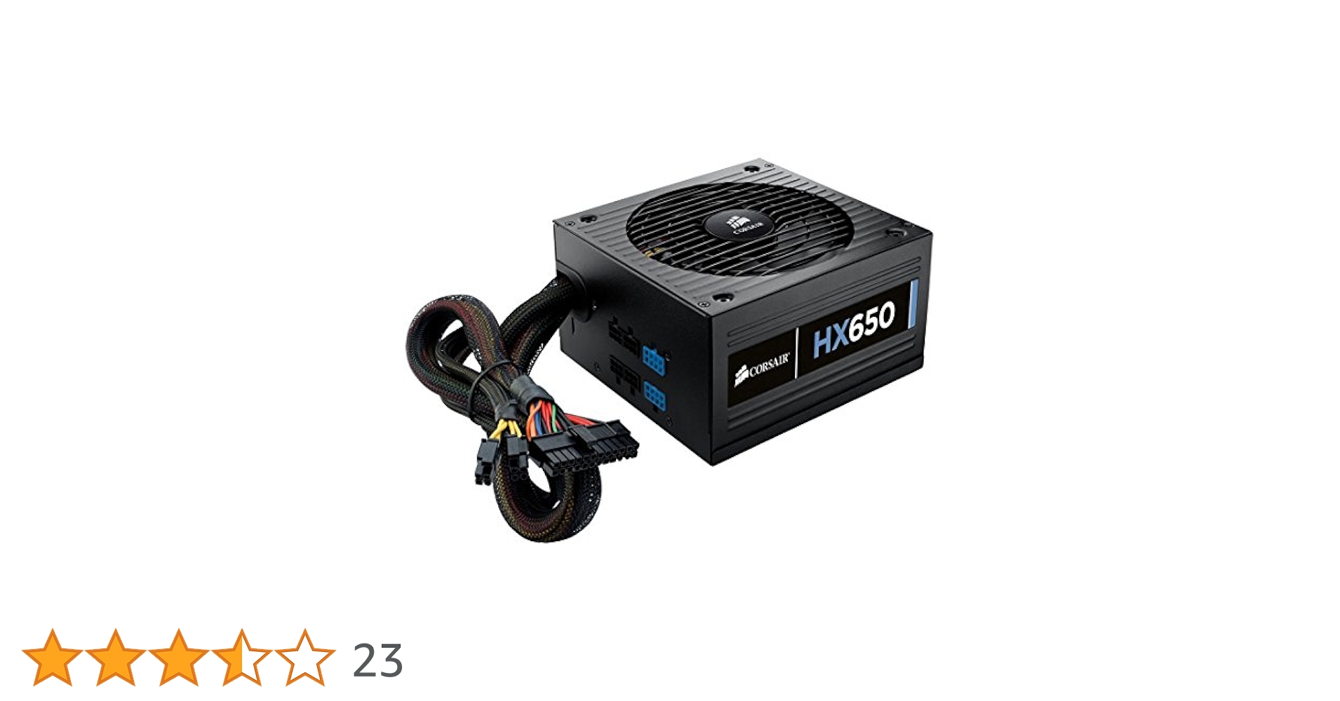 【未使用品】コルセア　電源ユニット　HX650 Corsair HX650 CP-9020030-JP 価格比較 - 価格.com