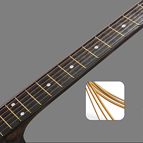 Guitare Acoustique 38″ Guitare Classique avec Sac de Performance Ficelle en Acier Sangle Débutants Adultes Guitare Musique Populaire en Jouant, 9 Couleurs Gdming (Color : B) - Les Beatles, Paul McCartney, John Lennon, RIngo Starr, George Harrison Guitare Acoustique 38" Guitare Classique avec Sac de Performance Ficelle en Acier Sangle Débutants Adultes Guitare Musique Populaire en Jouant, 9 Couleurs Gdming (Color : B) – Image 4