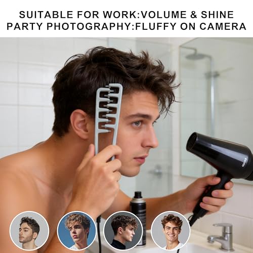 Peine para cabello con dientes anchos para volumen miniatura 4