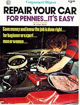 Paperback Repair Your Car for Pennies It's Easy, Consumers Digest, 1975 Book