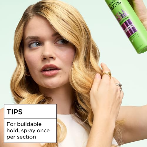 Garnier Fructis Style Full Control Anti-Humidity Hairspray, Non-Aerosol, 8.5 Fl Oz, 1 Count (Packaging May Vary) - image 8