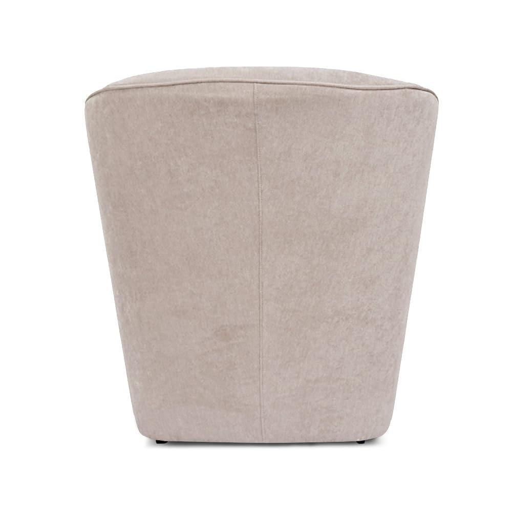 REDÒKASA Poltrona artigianale 100% MADE IN ITALY modello AZZURRA, imbottitura in poliuretano, rivestimento in tessuto idrorepellente, struttura robusta in legno (Beige)