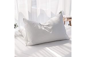 Sleep Tranquility: Luxury Goose Feather Down Pillows for Heavenly Slumber