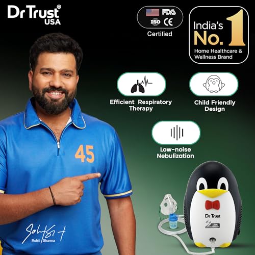 Image of Dr Trust 403 Junior Compressor Nebulizer Complete kit with Child and Adult mask