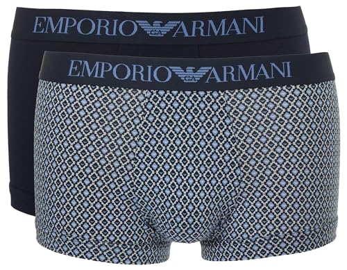 Emporio Armani Men's Classic Pattern Mix 2-Pack Trunk