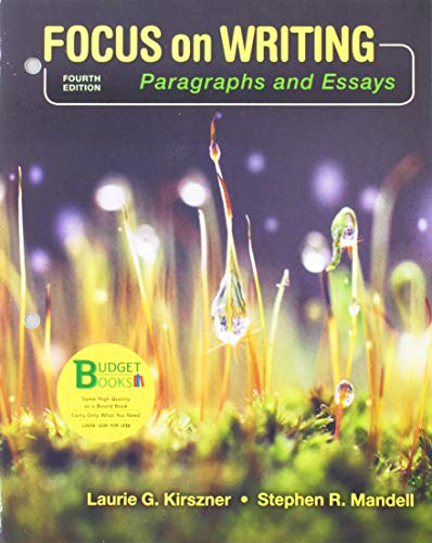 Focus on Writing: Paragraphs and Essays 1319036198 Book Cover