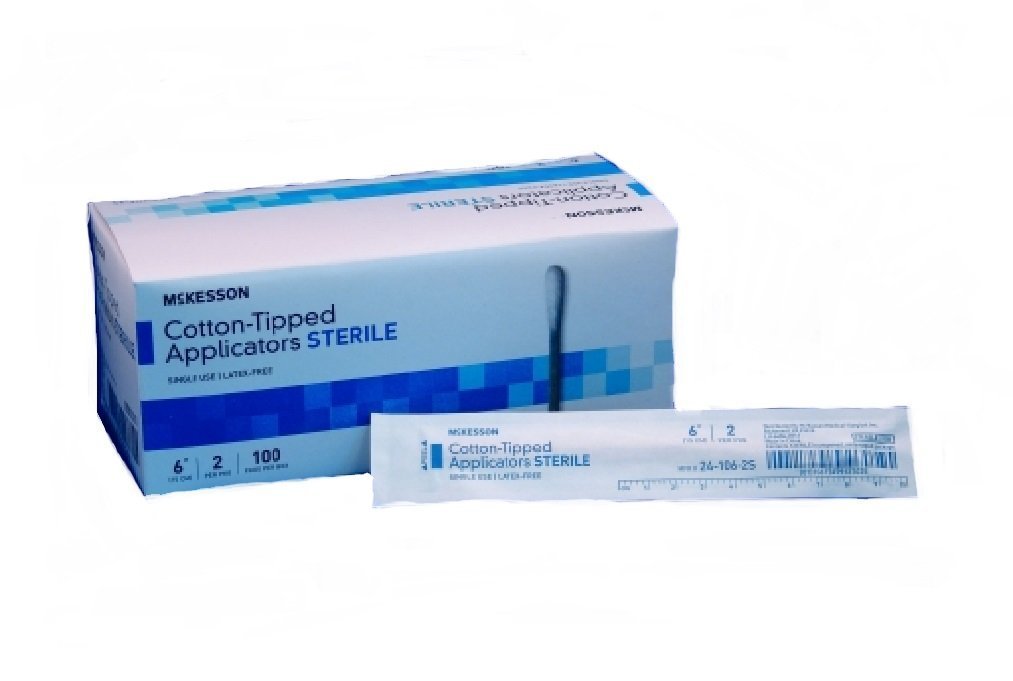 McKesson Sterile Cotton Tipped Applicators 6" AD