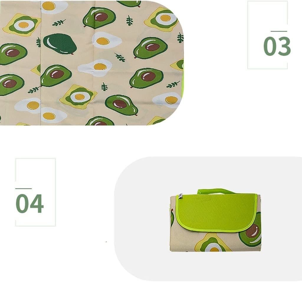 TOBILE Tappetino da Picnic Camping Home Park Coperta Tappetino da Esterno Tappetino da Picnic Portatile Pieghevole Tappetino da Spiaggia (Size : 150 * 200cm)