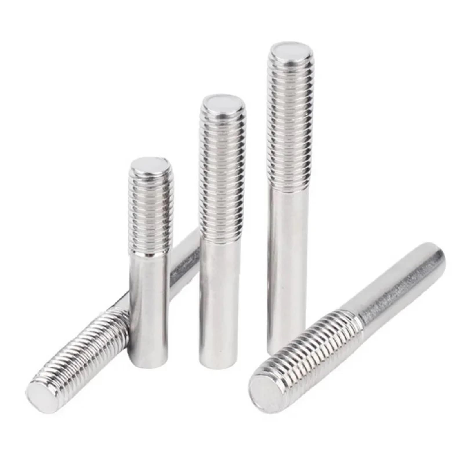 Gewindestange mit beidseitigem Gewinde, Gewindestange aus Edelstahl 304, M3, M5, M6, M8, verschiedene Längen, 50 mm, 450 mm, mehrere Größen(350mm,M8-10PCS)