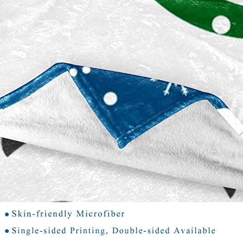 Couverture microfibre lit et canapé contre le froid d'hiver