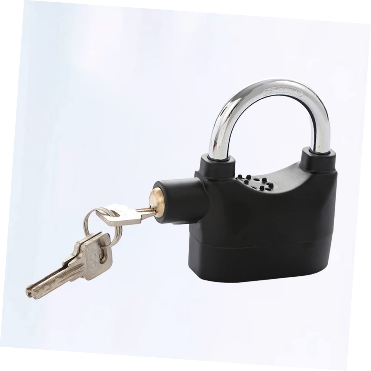 Beatifufu Alloy Padlock for Bike Metal Motorcycle Lock Alarm Siren Anti-Theft for Scooter Outdoor