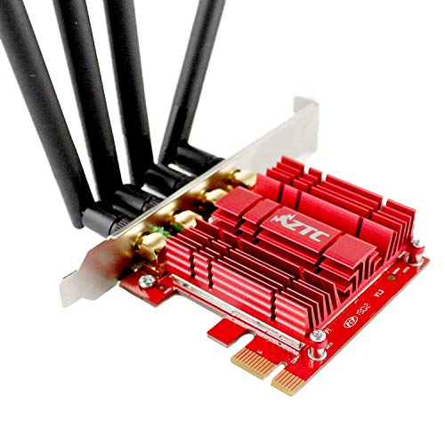 ZTC Wireless Adapter Dual Band AC1900 Desktop Network Card PCIe Long Range WiFi