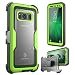 i-Blason Galaxy S8 Active Case, [Magma] [Full body] [Heavy Duty Protection] Shock Reduction / Bumper Case with Built-in Screen Protector for Samsung Galaxy S8 Active (Not Fit Galaxy S8/S8 Plus)(Green)
