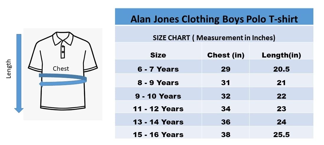 Alan Jones Clothing Boys Regular Fit Cotton Polo T-Shirt | Embroidery Detail | Short Sleeves | Ribbed Hems | Ages 6–16 Years (Khaki_11-12 Years) - Image 6 thumbnail