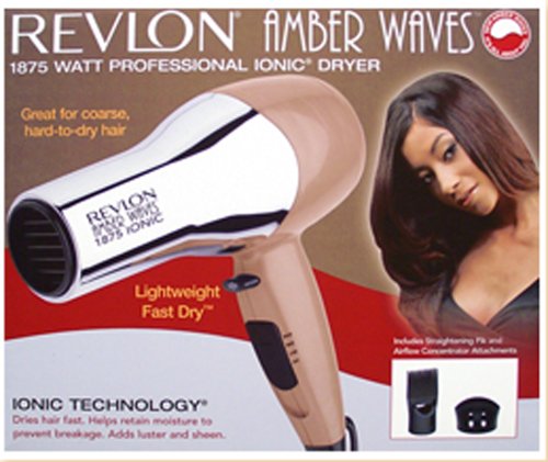 Amazon.com: Revlon Amber Waves rv672awc 1875 W, Ionic – Secador de pelo :  Belleza y Cuidado Personal