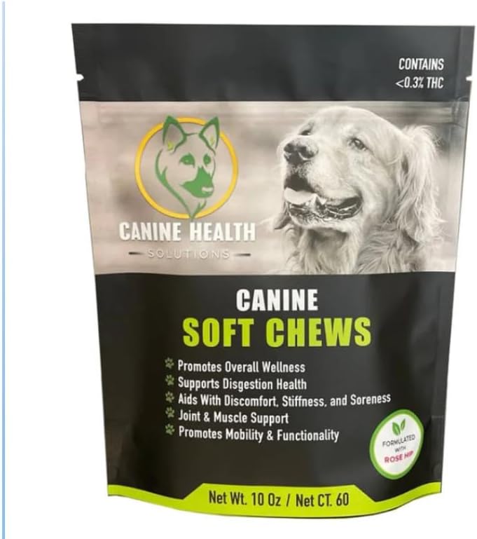 Canine Soft Chews 600MG - Natural and Organic - Relief and Support