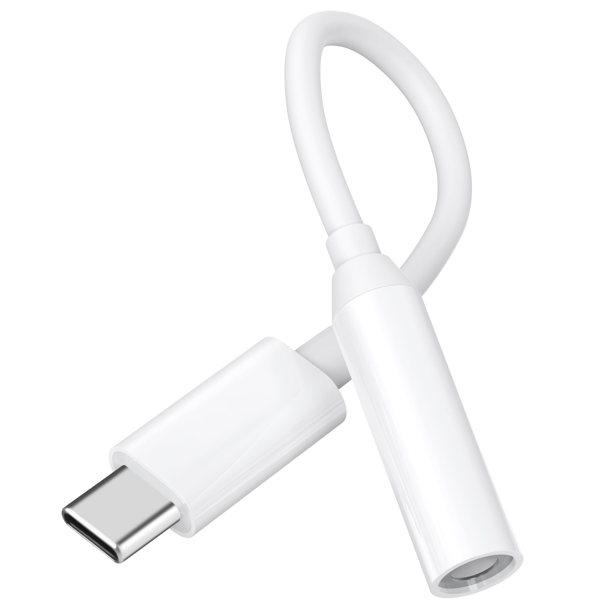Adaptateur USB C Jack 3,5mm, Convertisseur USB-C vers Casque pour Samsung Galaxy S21 S20 S20+, MacBook Pro, Huawei Honor