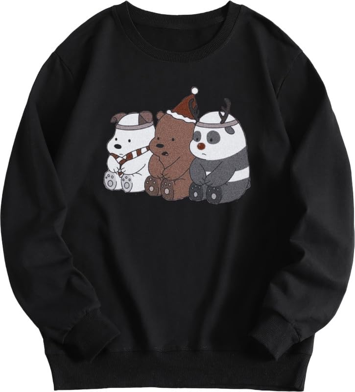 absolute defense Cute Panda Sweatshirt Hoodie Men Women Anime Causal Stylish Latest Winter Jacket Black Pink Brown Lavender Beige White-picture-32