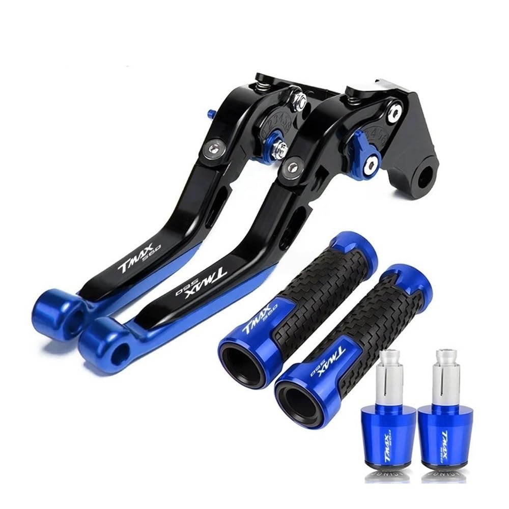 XVAsdgAER for Ya&maha T-MAX 560 2019-2020 Motorcycle CNC Accessories Brake Clutch Levers Handlebar Hand Grips Ends(P)